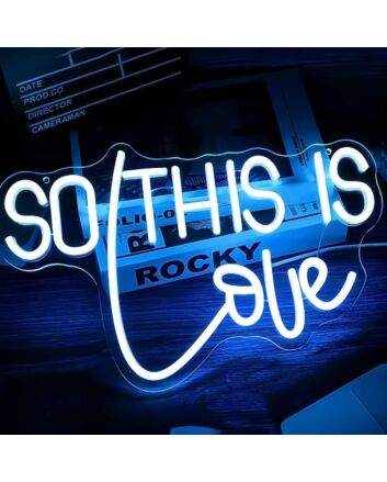 So This is Love Wedding Neon Sign