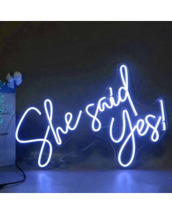 She Said Yes Proposal Neon Sign
