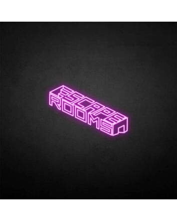 ESCAPE ROOM neon sign
