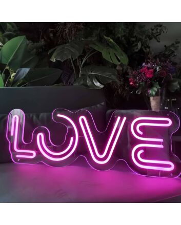 LOVE Wedding Style 1 Neon Sign