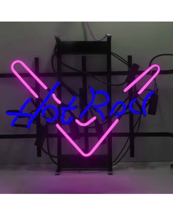 Hot Rock Cool Iron Frame Neon Sign
