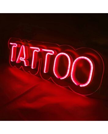 Fine Tattoo Shop Sign Neon