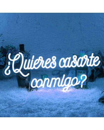Romantic Quieres Casarte Conmigo? Will You Marry Me Neon Sign