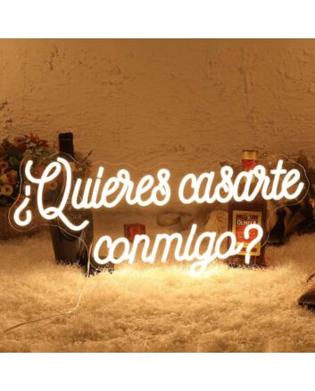 Romantic Quieres Casarte Conmigo? Will You Marry Me Neon Sign
