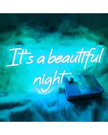 It&#039;s a Beautiful Night Marriage Room Wall Neon Sign