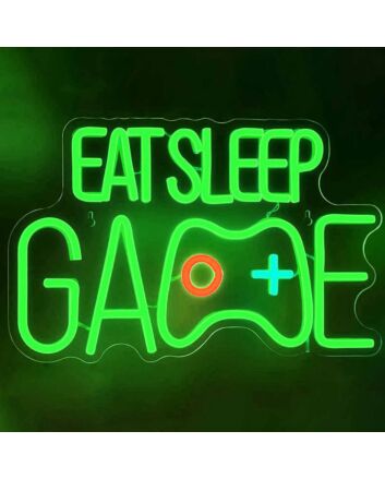 Eat Sleep Game Game Neon Sign