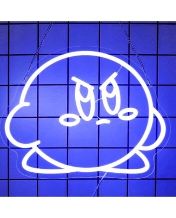 Mad Angry Kirby Game Neon Sign