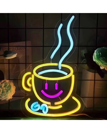 Cute Coffee Cup Neon Sign