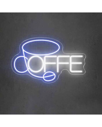 Customize Abstract Coffee Cup Neon Sign