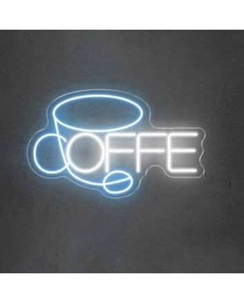 Customize Abstract Coffee Cup Neon Sign
