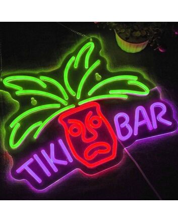Tropical Tiki Bar Neon Sign