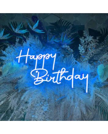 Happy Birthday Celebration Deco Neon Sign