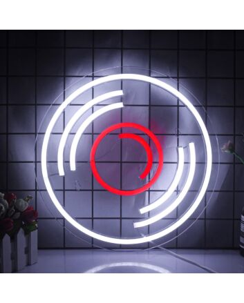 Music Phonograph Record Neon Sign