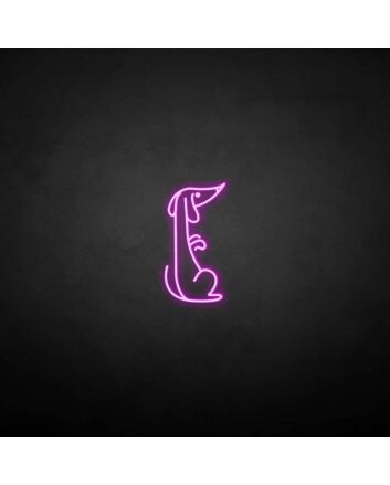 &#39;Viennese dog&#39; neon sign