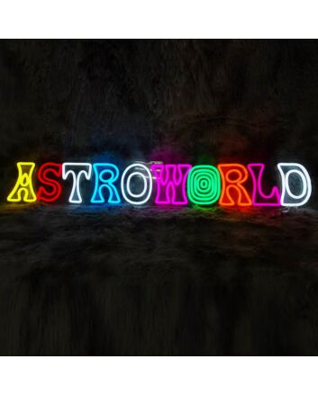Astroworld Neon Sign for Music Lovers and Fans