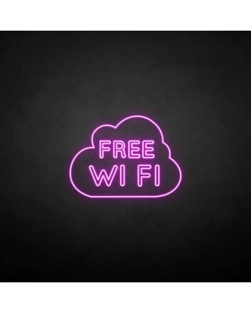 FREE WIFI&#39; neon sign