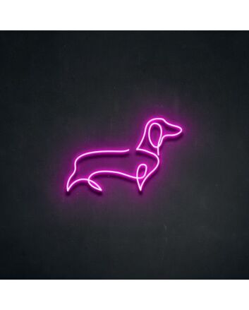 Dachshund Neon Sign for Dog Lovers and Fun Spaces