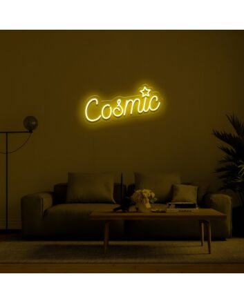Cosmic Neon Sign for Space and Astronomy Lovers