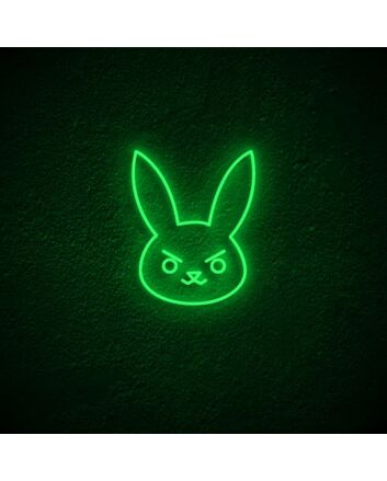 Dva Bunny Neon Sign for Anime and Gaming Fans