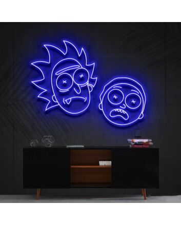 Rick Morty Neon Sign for Fans and Fun Spaces