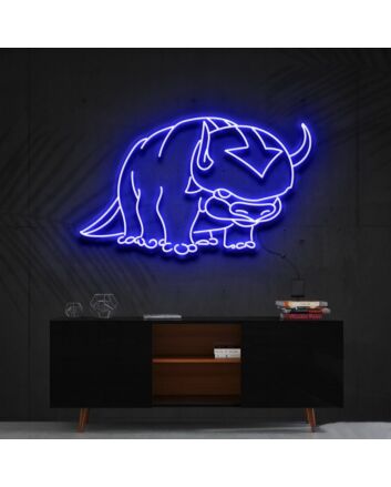 Appa Avatar Neon Sign for Anime and Animation Fans