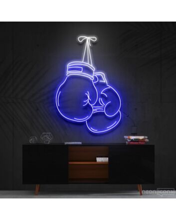Boxing Gloves Multicolour Neon Sign for Sports Enthusiasts