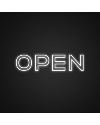 Open Neon Sign for Businesses and Shops