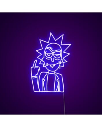 Rick Neon Sign for Fans and Fun Spaces