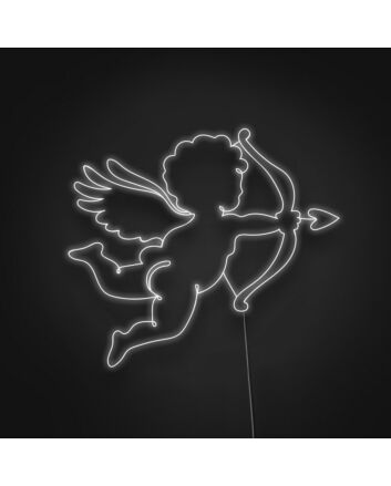 Cupid Sign Neon Sign for Romantic and Loving Spaces