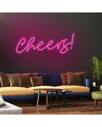 Cheers Neon Sign for Celebrations and Parties