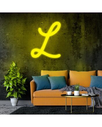 Letter L Neon Sign for Personalized and Fun Decor