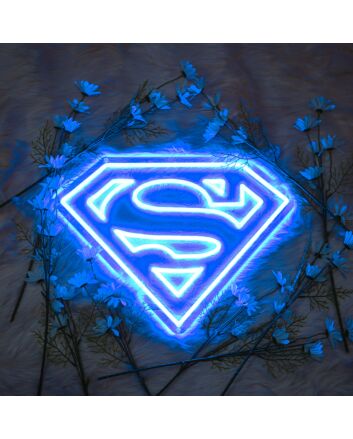 Superman Neon Sign for Superhero Fans