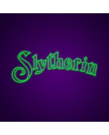 Slytherin Neon Sign for Harry Potter Fans
