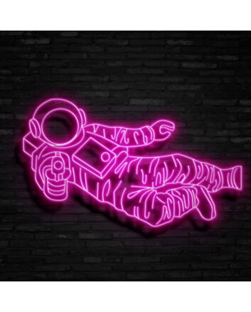 Astronaut Fly Neon Sign for Space Enthusiasts