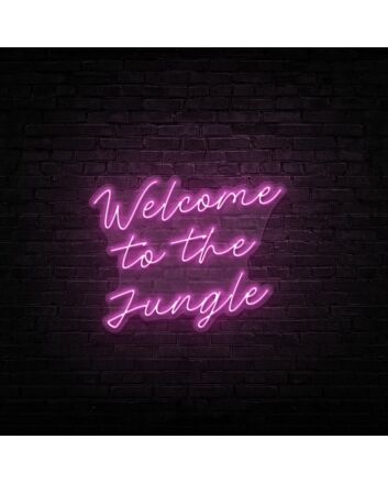 Welcome To The Jungle Neon Sign for Fun and Adventurous Spaces
