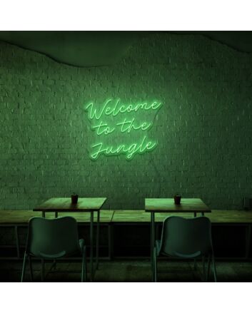 Welcome To The Jungle Neon Sign for Fun and Adventurous Spaces