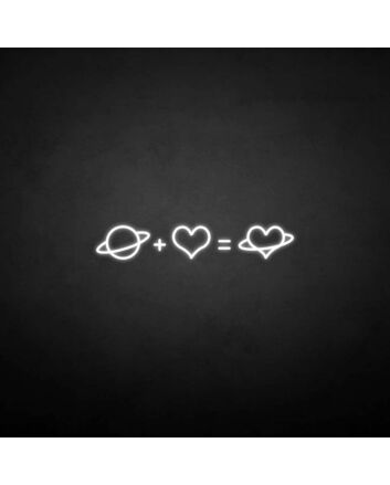 &#39;Love Equation&#39; neon sign