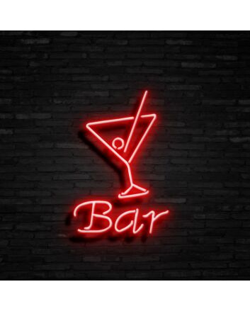 Bar Neon Sign for Bars and Social Spaces