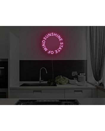 Sunshine State Of Mind Neon Sign for Positive and Happy Spaces