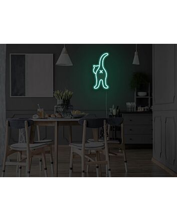 Cat Butt for Cat Lovers Neon Sign for Playful and Fun Spaces