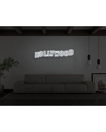 Hollywood Hills Neon Sign for Glamorous and Iconic Decor
