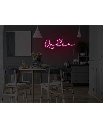 Queen Neon Sign for Empowering and Regal Decor