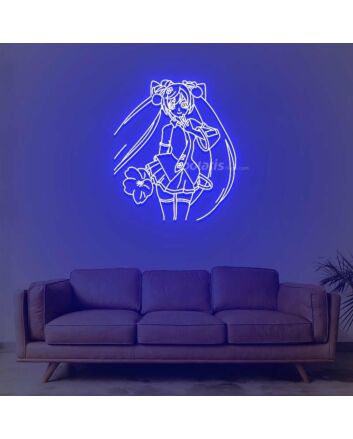 Hatsune Miku 2 Neon Sign for Anime Fans