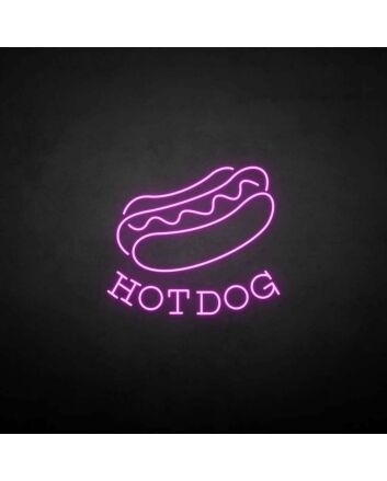 Customize &#39;Hot dog&#39; neon sign