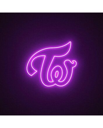Twice Logo Neon Sign for K-Pop Fans