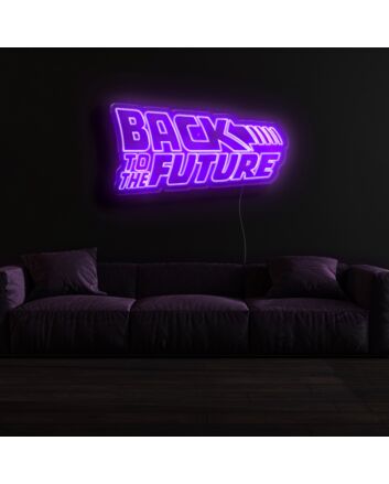Back to the Future Neon Sign for Movie Fans