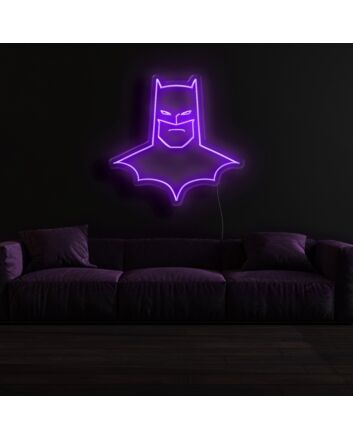 Batman Neon Sign for Superhero Fans