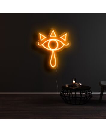 The Legend of Zelda Sheikah Lens of Truth Neon Sign for Video Game Fans