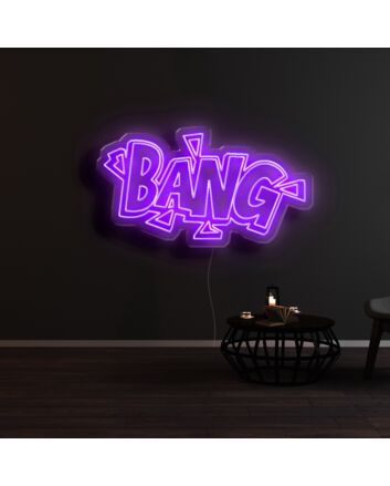 BANG Neon Sign for Comic Book Fans