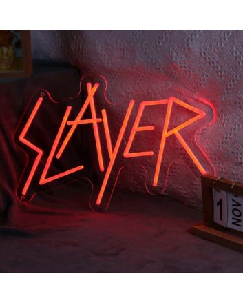 Slayer Neon Sign for Music Lovers and Bold Spaces